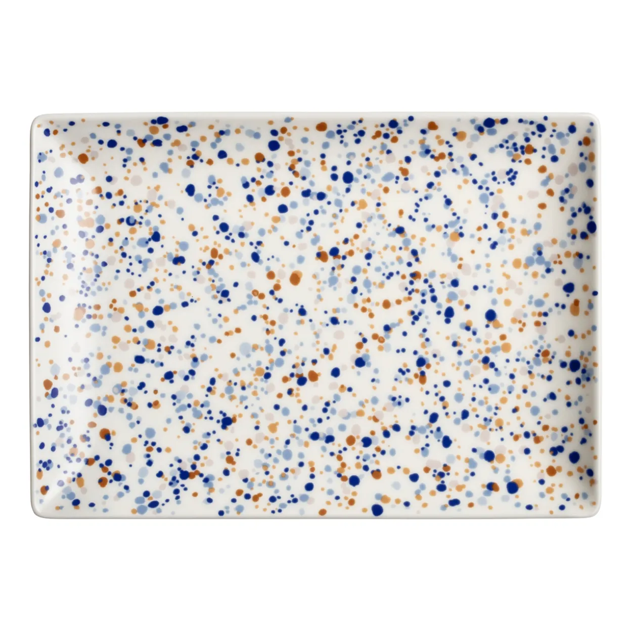 A4 tallrik 21x29cm Helle blå-brun