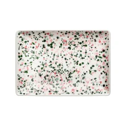 A5 tallrik 15x21cm Helle rosa-grön