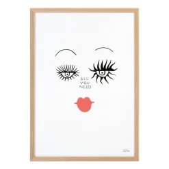 Art poster 50x70cm All you need