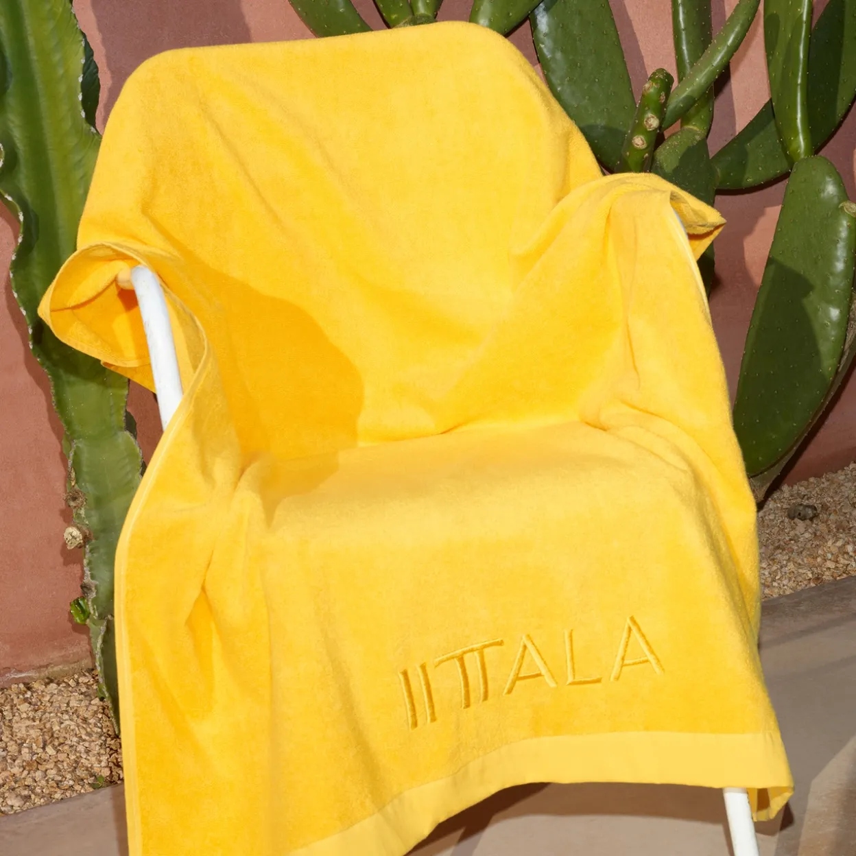 Badlakan 100x150cm elektrisk blå