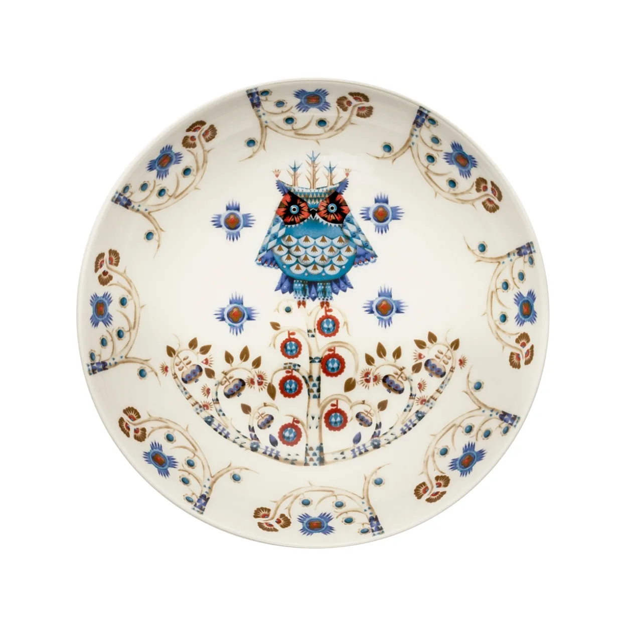 Djup tallrik 20cm deco vit