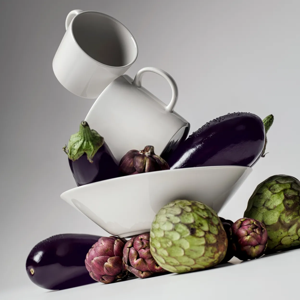 Djup tallrik 21cm vit