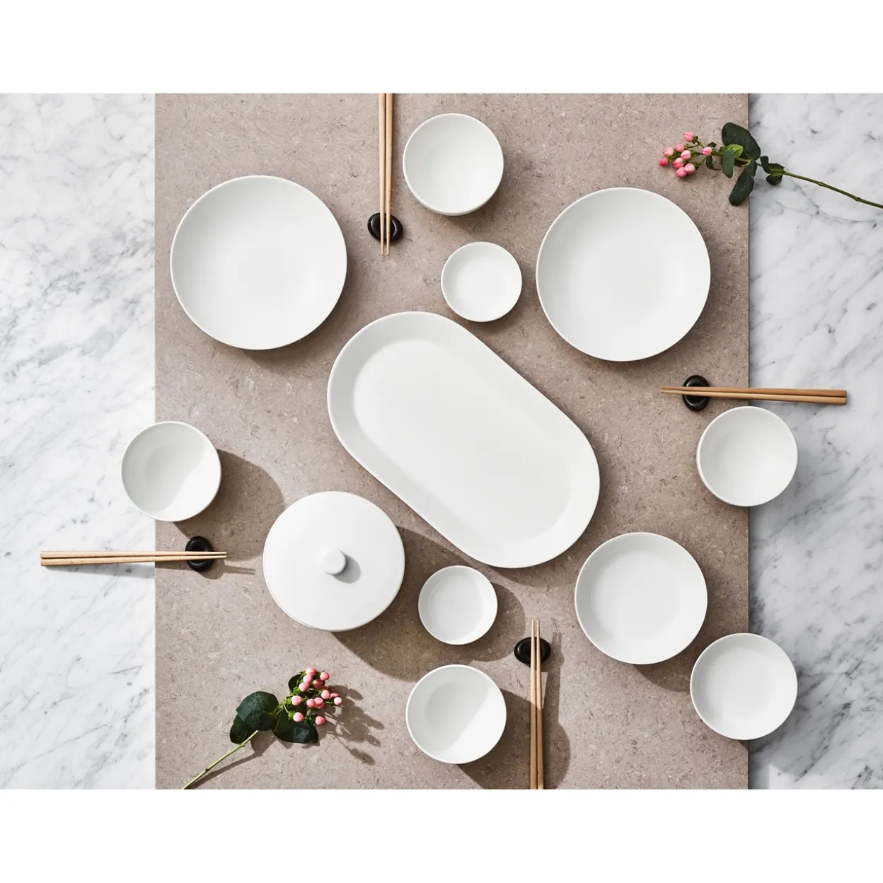 Djup tallrik 20cm vit