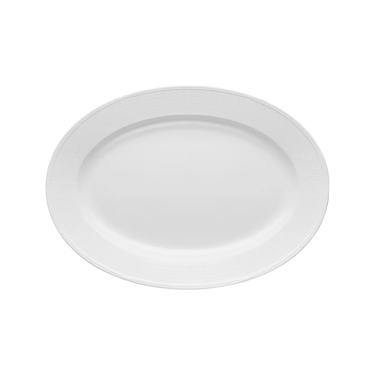 Fat oval 40x29 cm snö