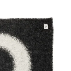 Filt 130x180cm ecru-svart