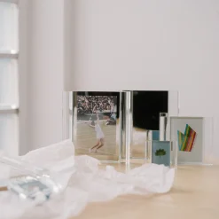 Fotoram 76x64mm blå