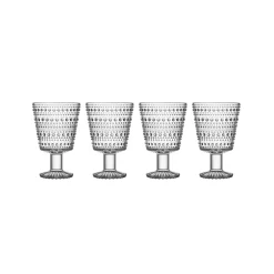 Glas på fot 26cl klar 4-pack