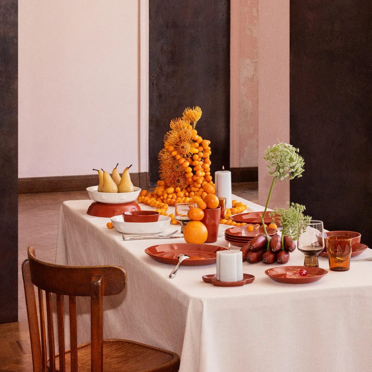 Glas på fot 29cl linne 2st