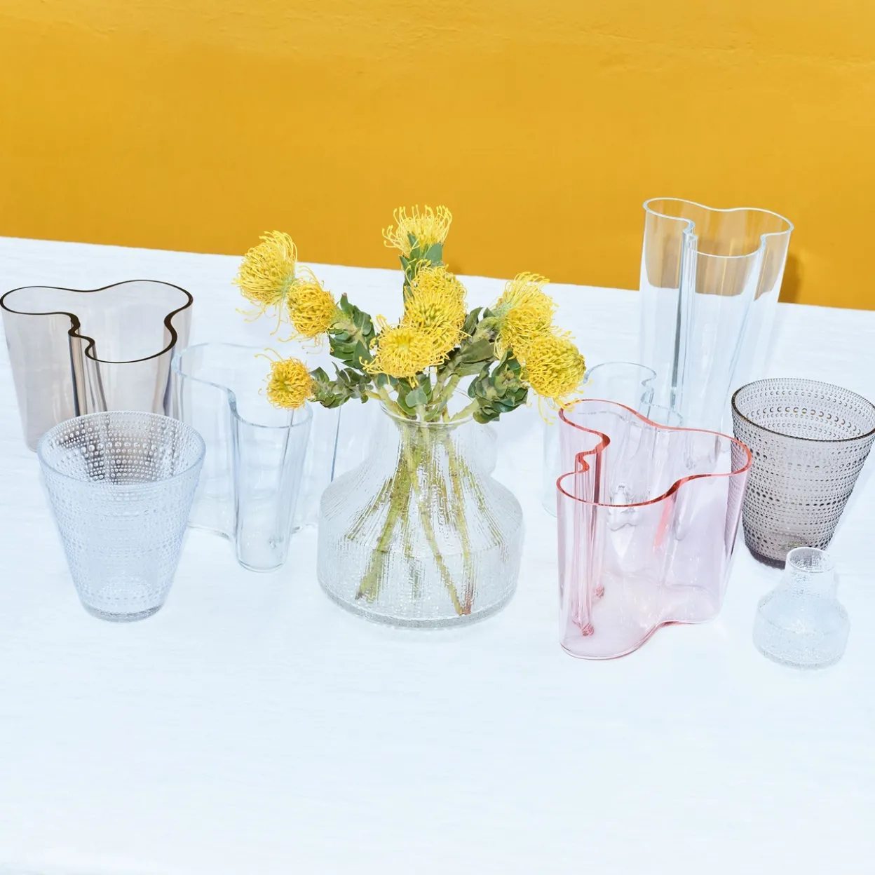 Glas vas 82x97mm klar