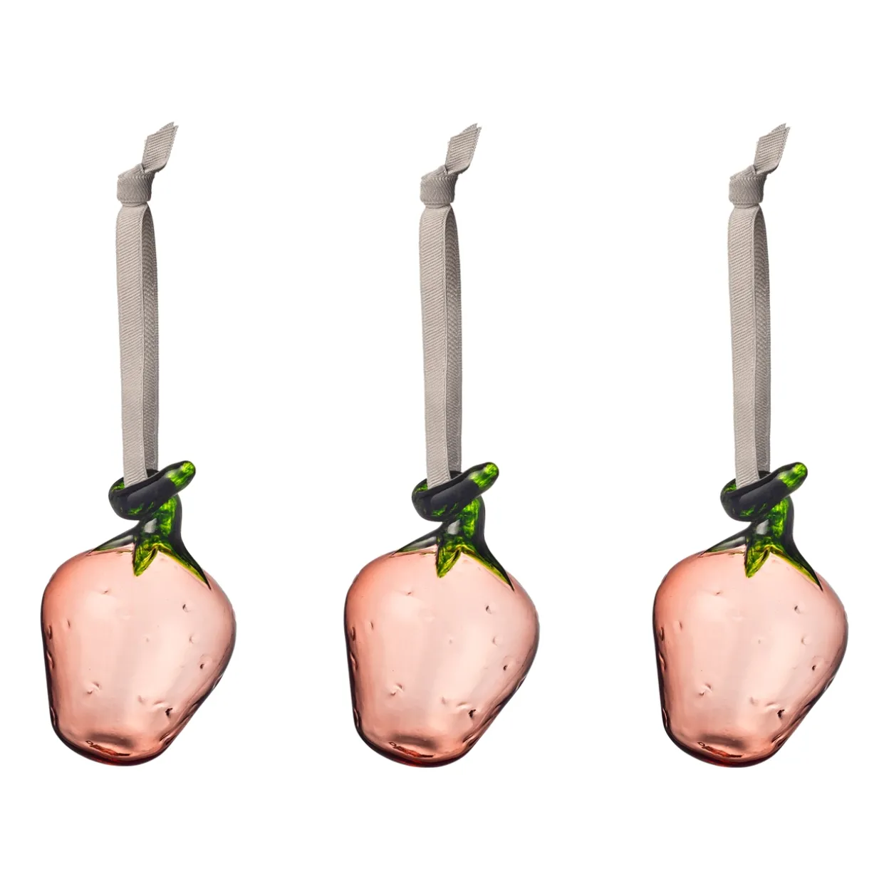 Glasjordgubbe rosa 3st