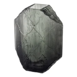 Glaskulptur 240x320 mörkgrå