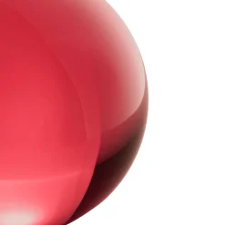 Glassfär 8cm karmint röd