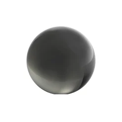 Glassfär 8cm stålgrå