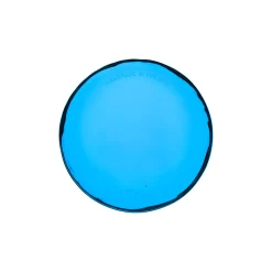 Glasunderlägg 9cm elektrisk blå