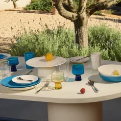 Högt dricksglas 39cl elektrisk blå 2-pack