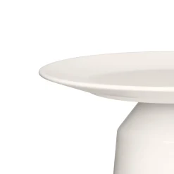 Högt serveringsfat 24x14 cm vit