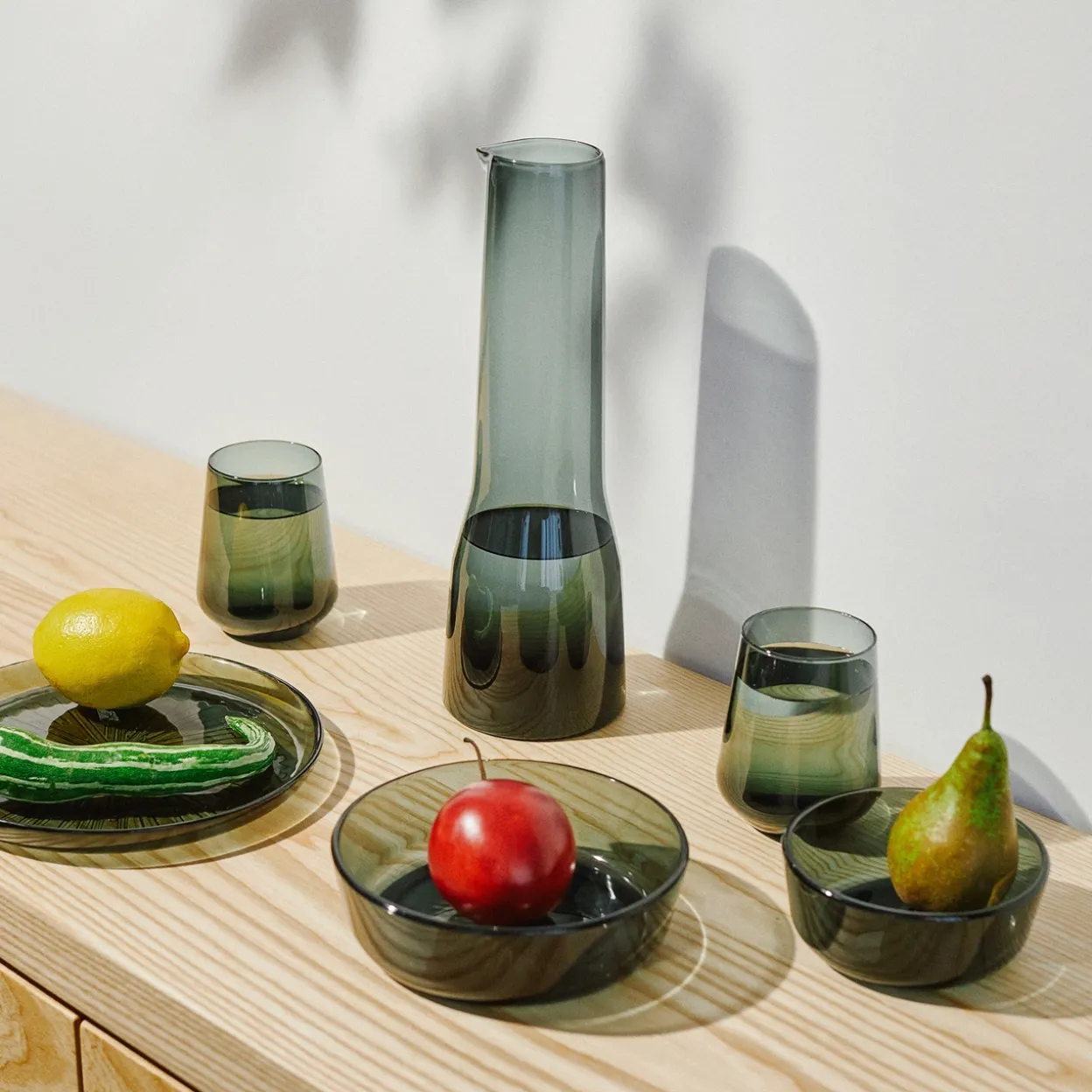 Karaff 100cl mörkgrå