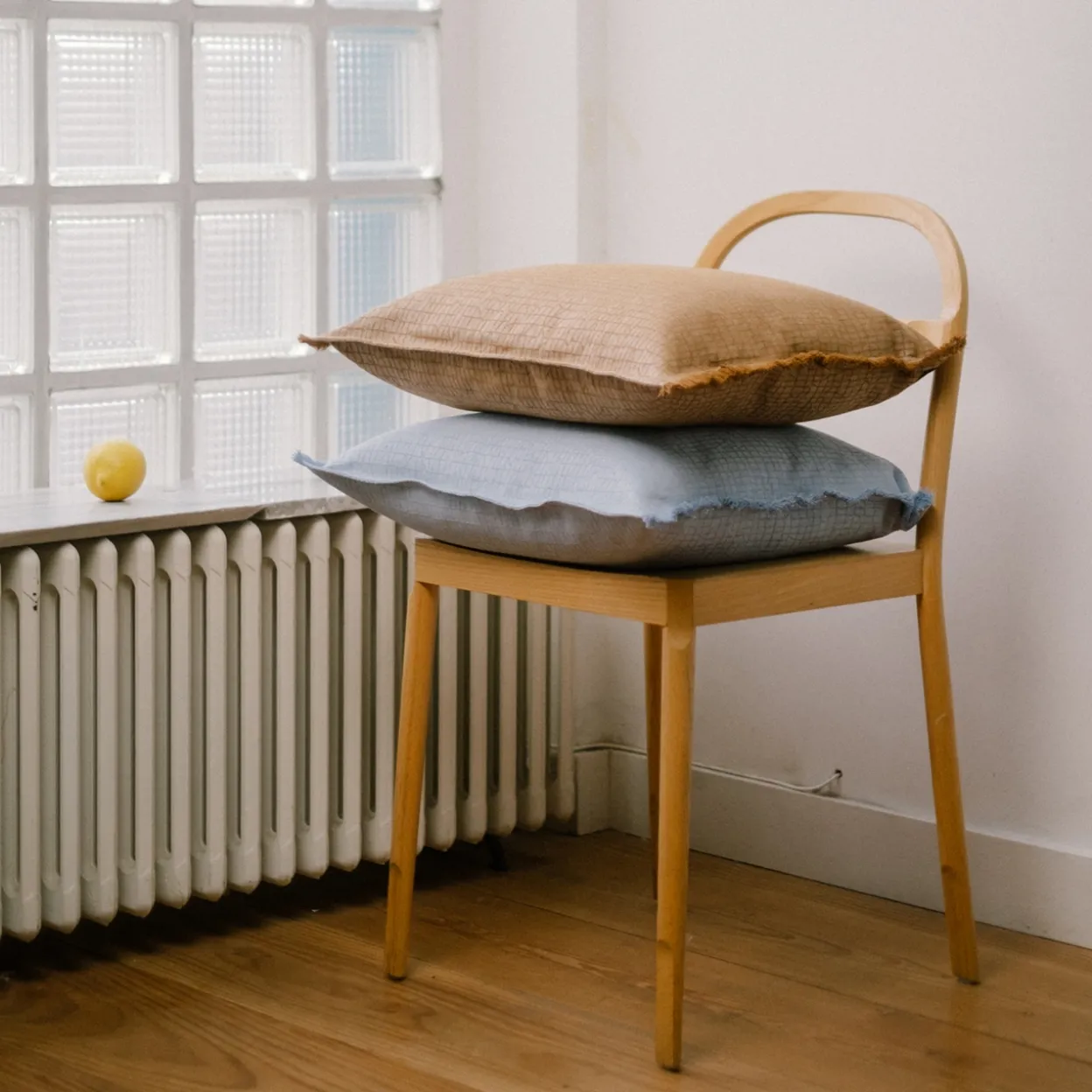 Kuddfodral 50x50cm brun