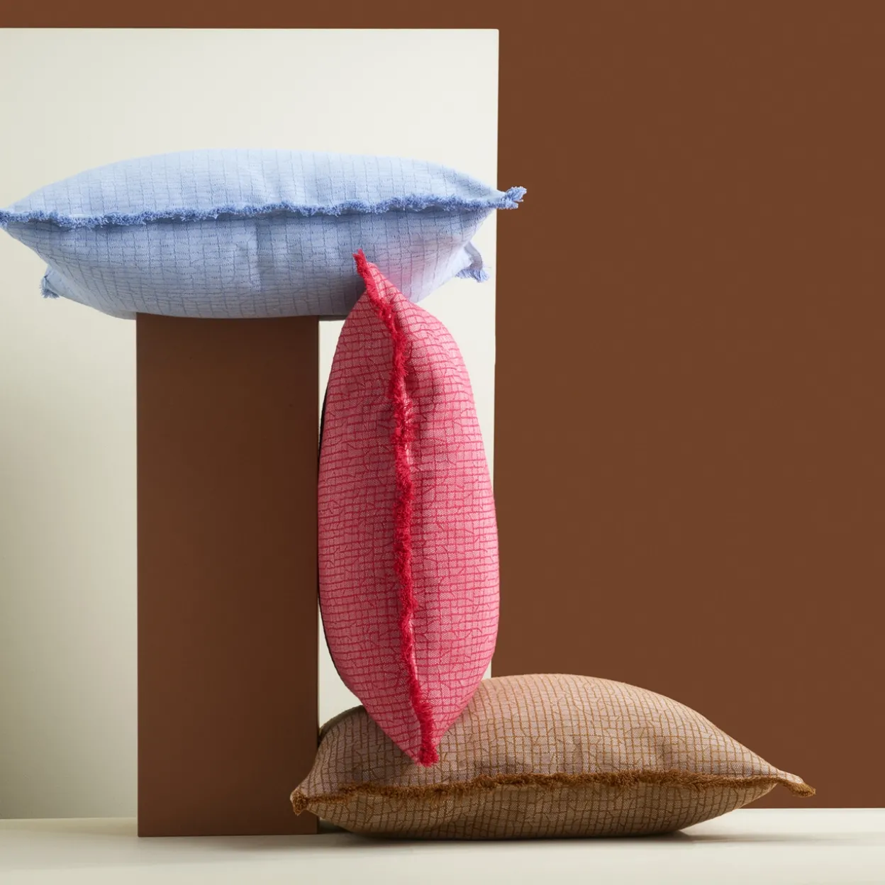 Kuddfodral 50x50cm röd