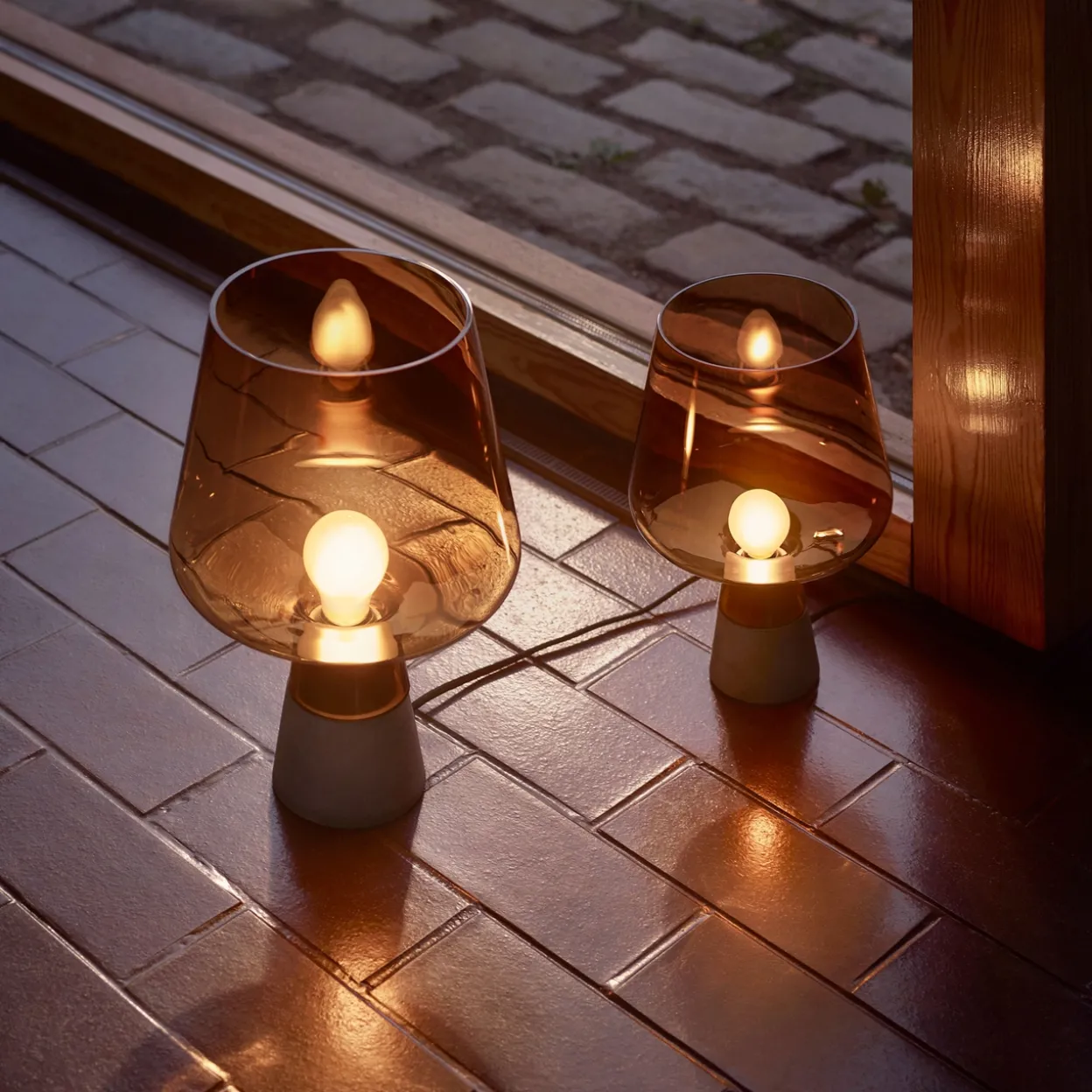 Lampa 300x200mm koppar