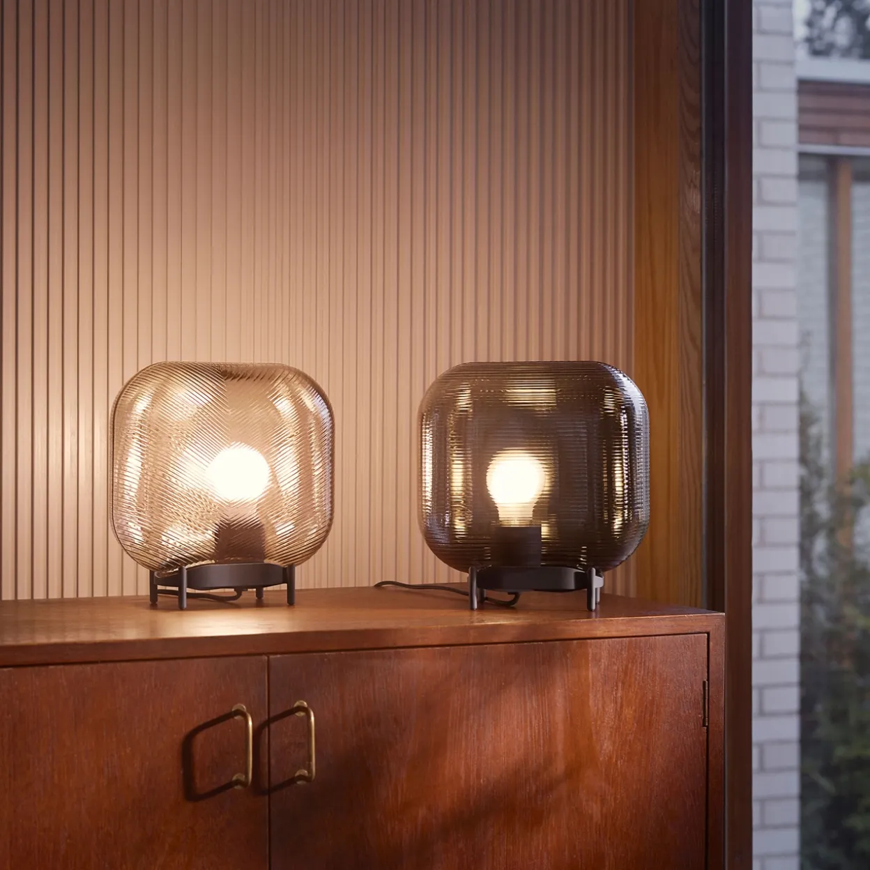 Lampa 250x255mm mörkgrå