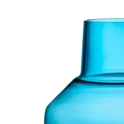 Låg vas 220x200mm elektrisk blå