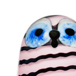 Liten uggla 75x105mm laxrosa