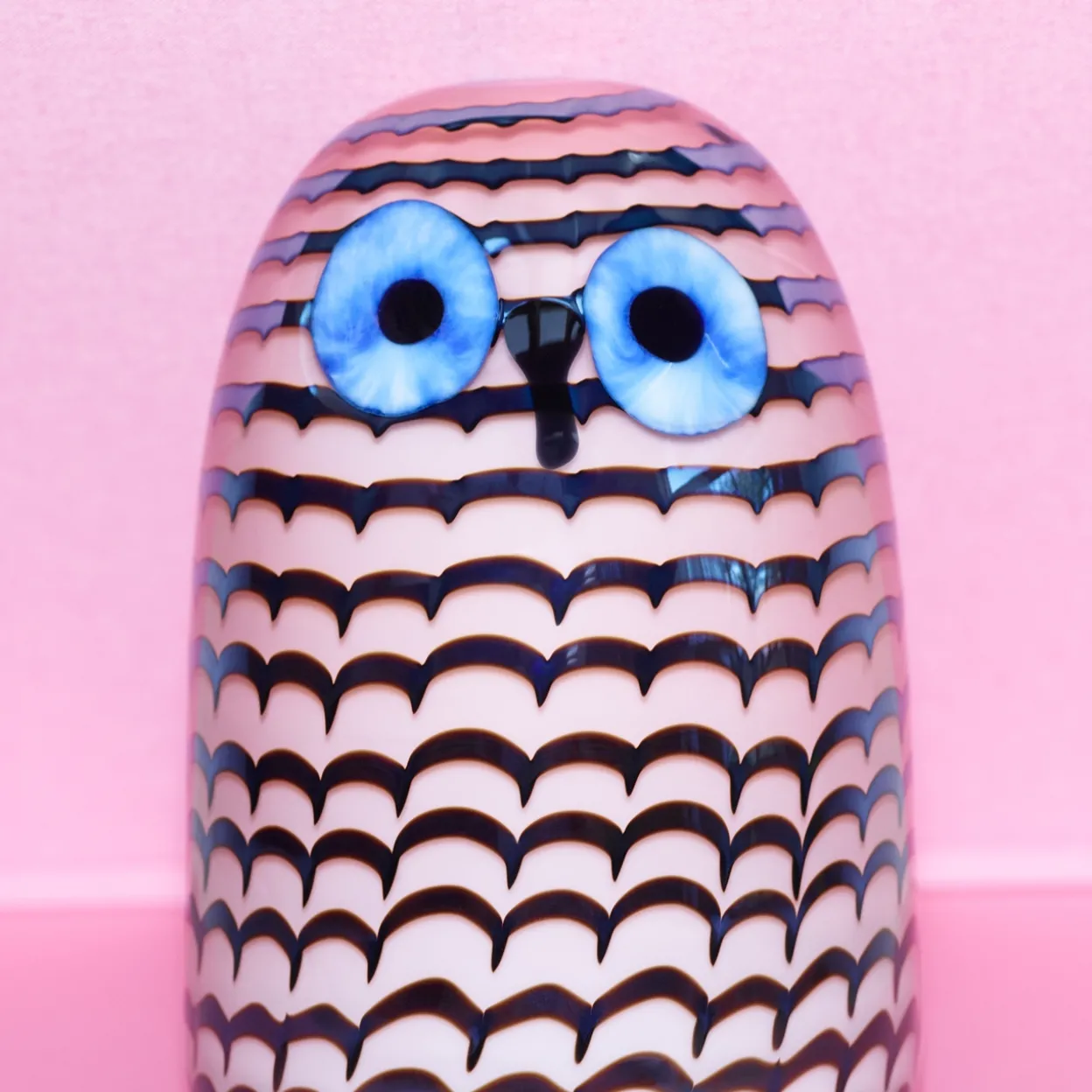 Liten uggla 75x105mm laxrosa