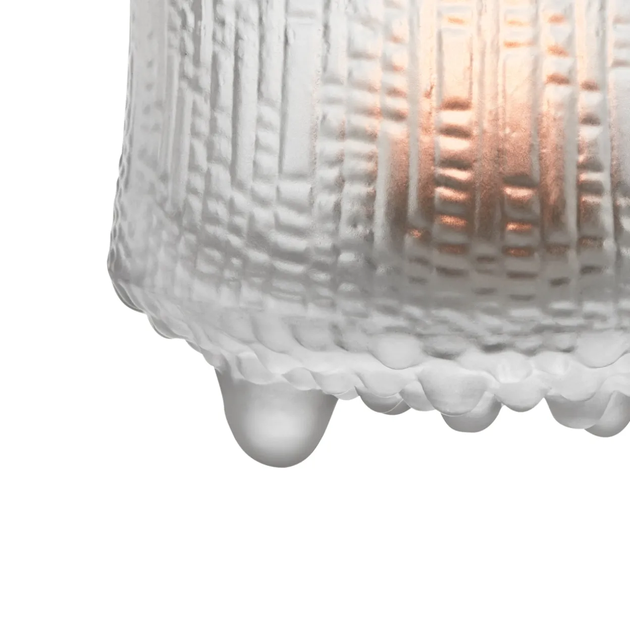 Ljuslykta 65mm matt frostad