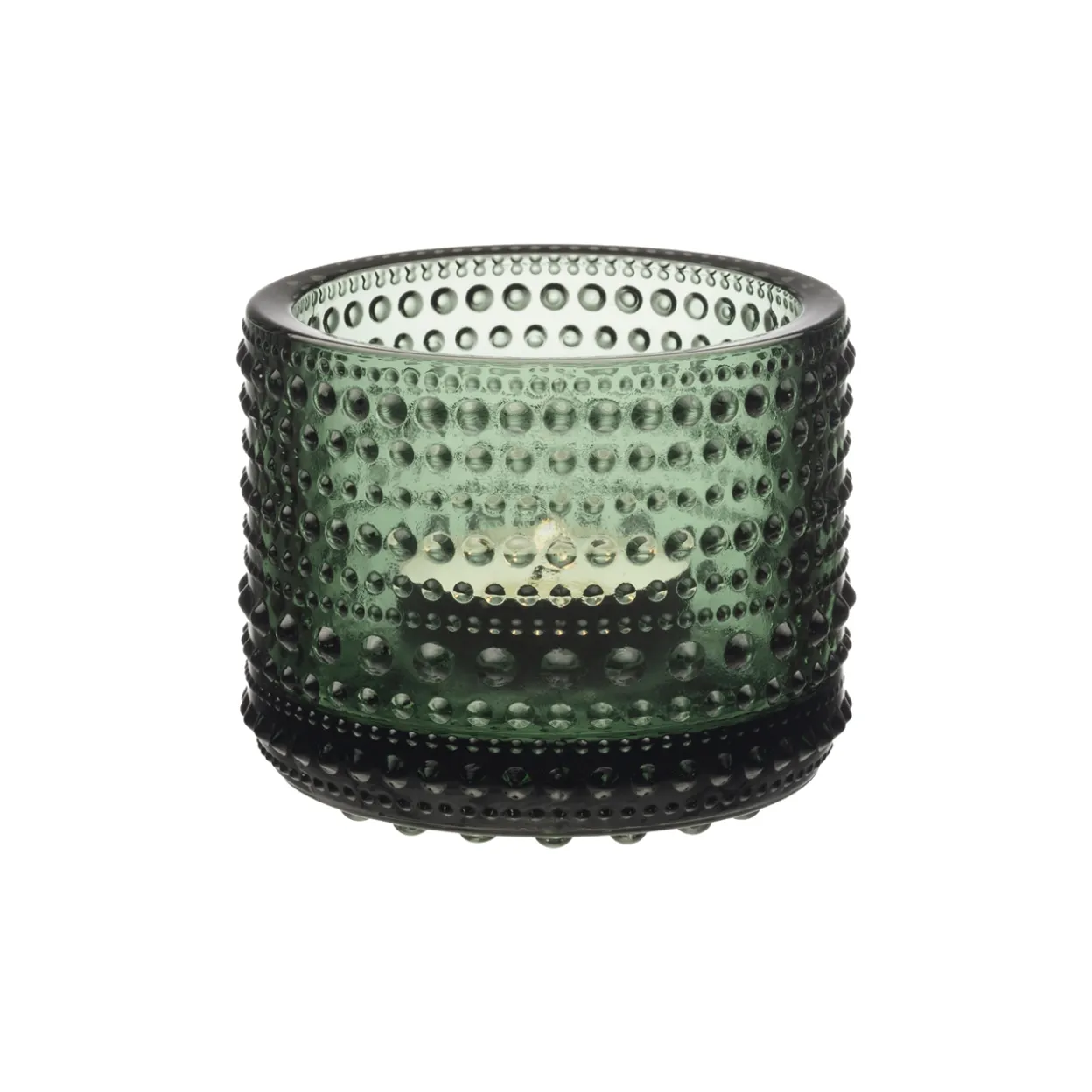 Ljuslykta 64mm tallgrön