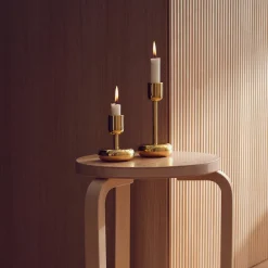 Ljusstake 107mm mässing