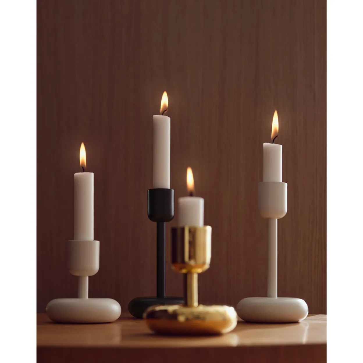 Ljusstake 107mm mässing