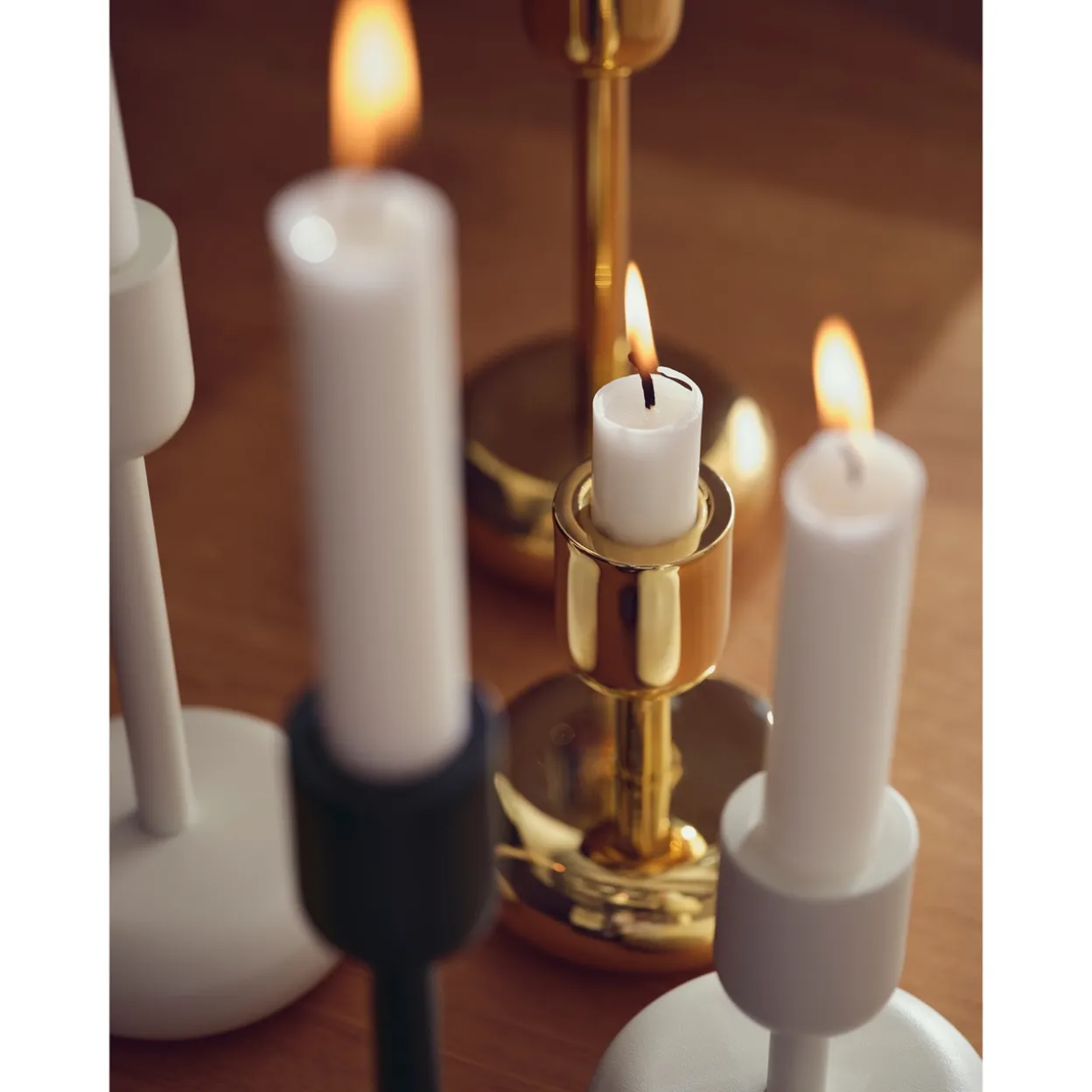 Ljusstake 107mm mässing