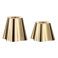 ljusstake 50+65mm mässing 2set