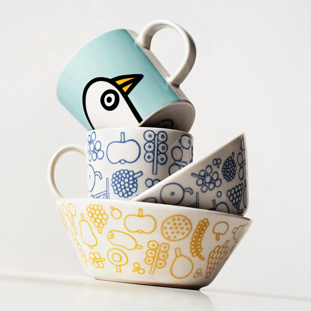 Mugg 0,3L Frutta ljusblå