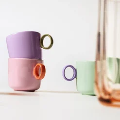 Mugg 0,35l mint-lila