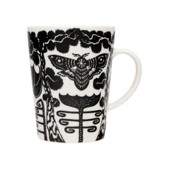 Mugg 0,4L Yö svart och vit, presentförpackning