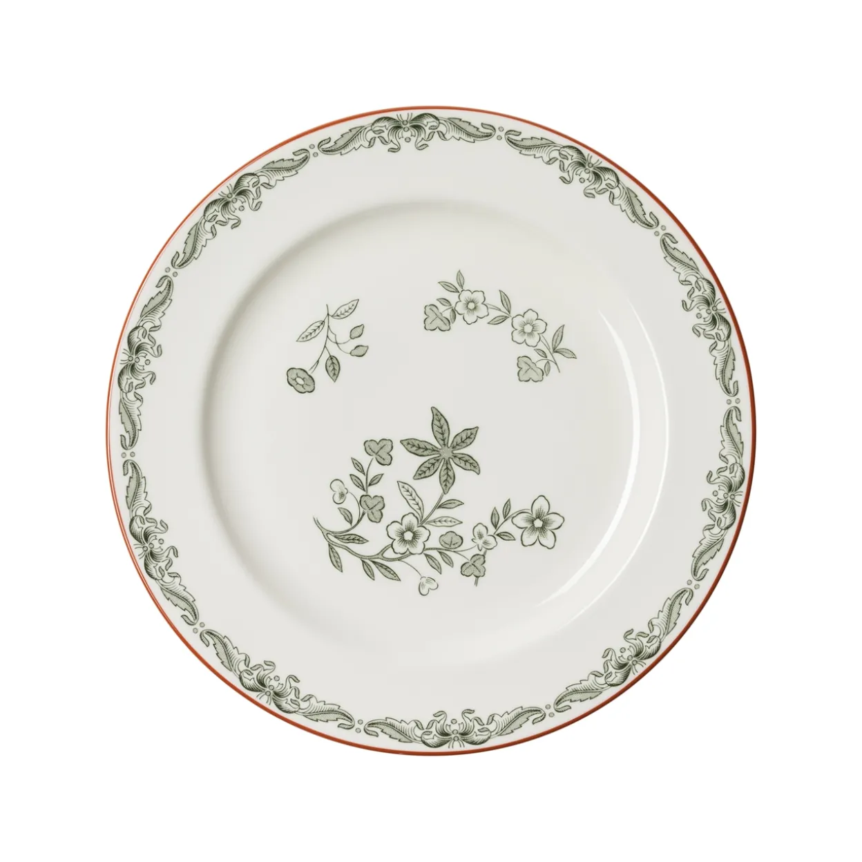 Ostindia tallrik 27 cm grön