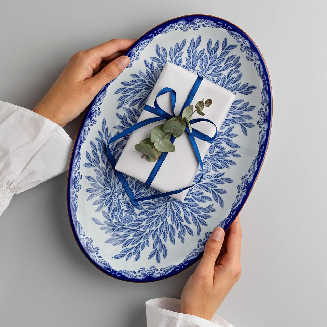 Oval serveringsfat 33x22