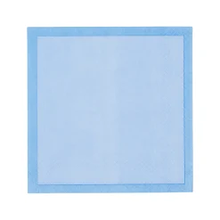 Pappersservett 33cm isblå-blå