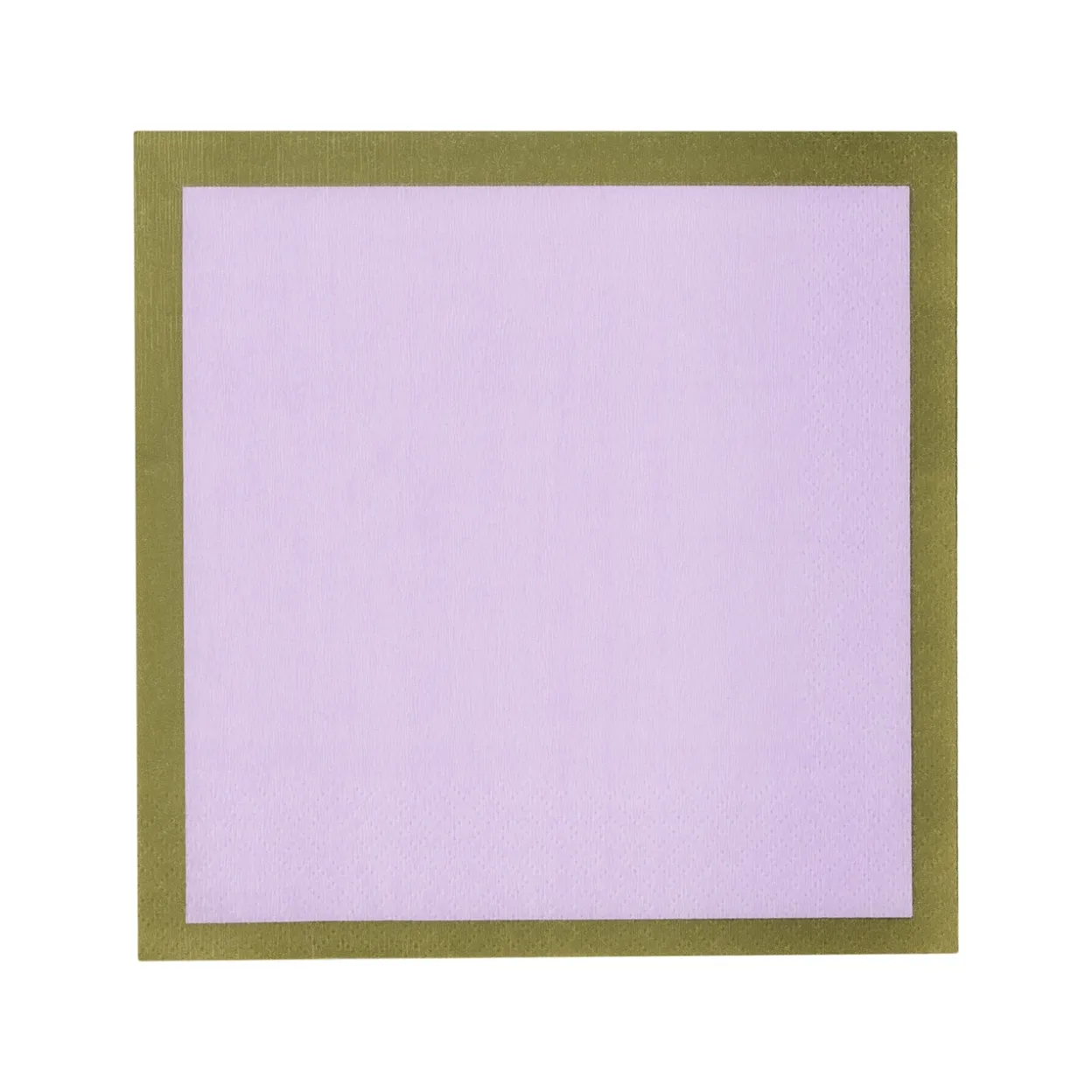 Pappersservett 33x33cm lila-oliv