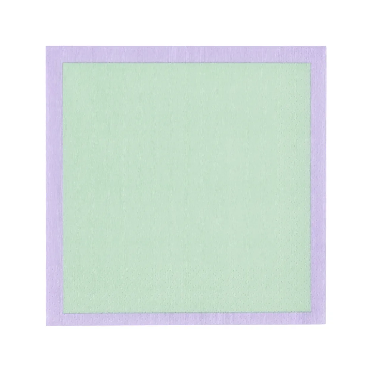 Pappersservett 33x33cm mint-lila