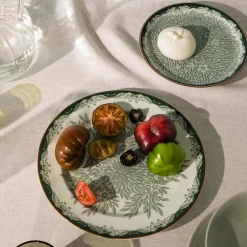 Plate flat 27cm grön