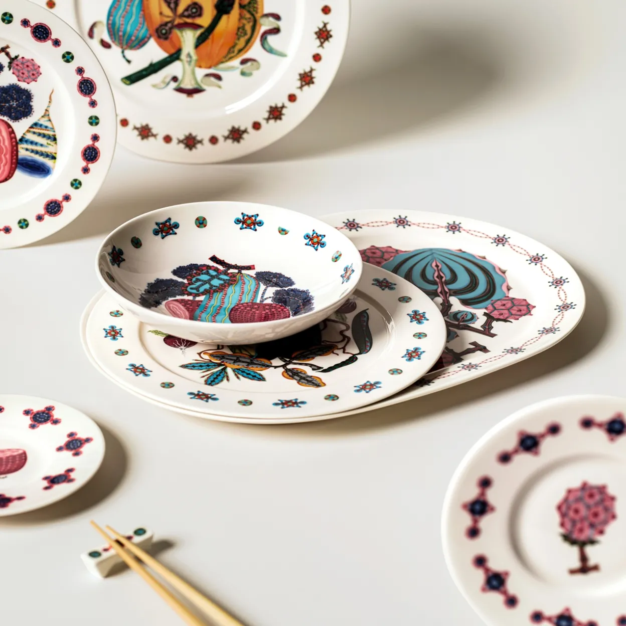 Serveringsfat 41cm oval Sato