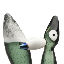 Silver räv 220x300mm tallgrön