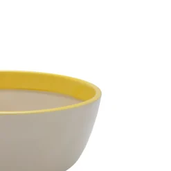 Skål 19cm beige-gul