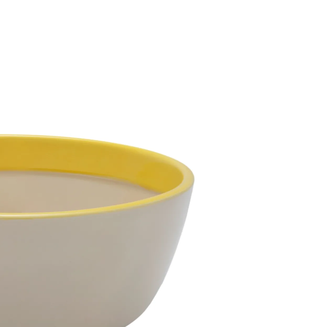 Skål 19cm beige-gul