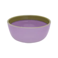 Skål 13cm lila-oliv