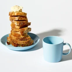 Tallrik 17 cm isblå