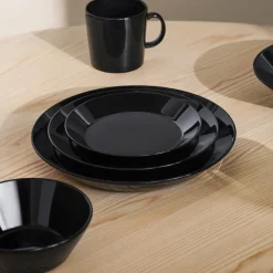 Tallrik 17cm svart